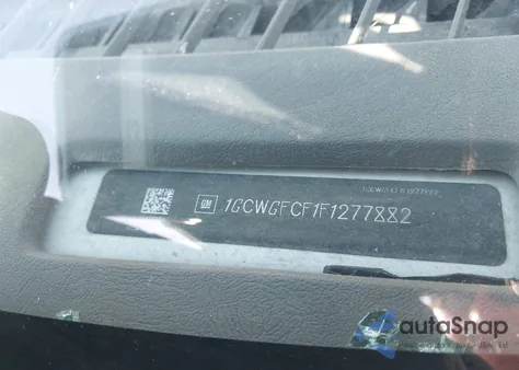 2015 Chevrolet Express 2500 Work Van z USA, uszkodzony, nr VIN 1GCWGFCF1F1277882